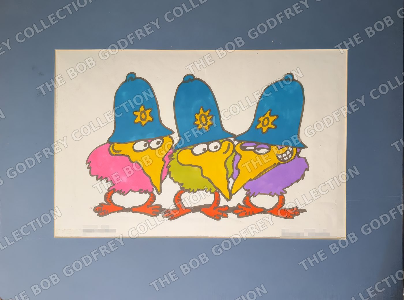 The Silly Birds - 1990s re-draw SIGNED by Bob Godfrey