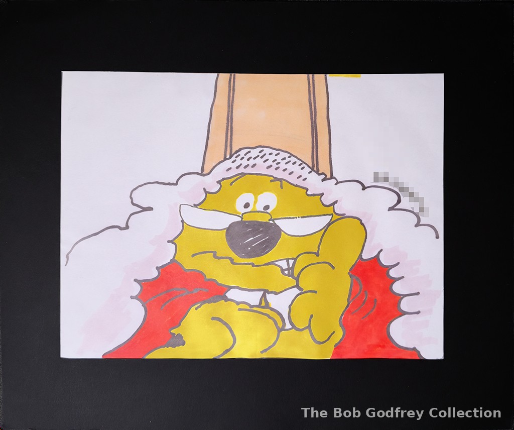 Judge Roobarb - 1990s re-draw SIGNED by Bob Godfrey
