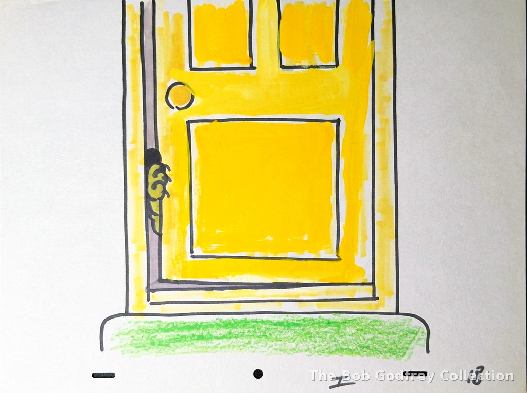 ORIGINAL Roobarb Title Sequence drawing - 018