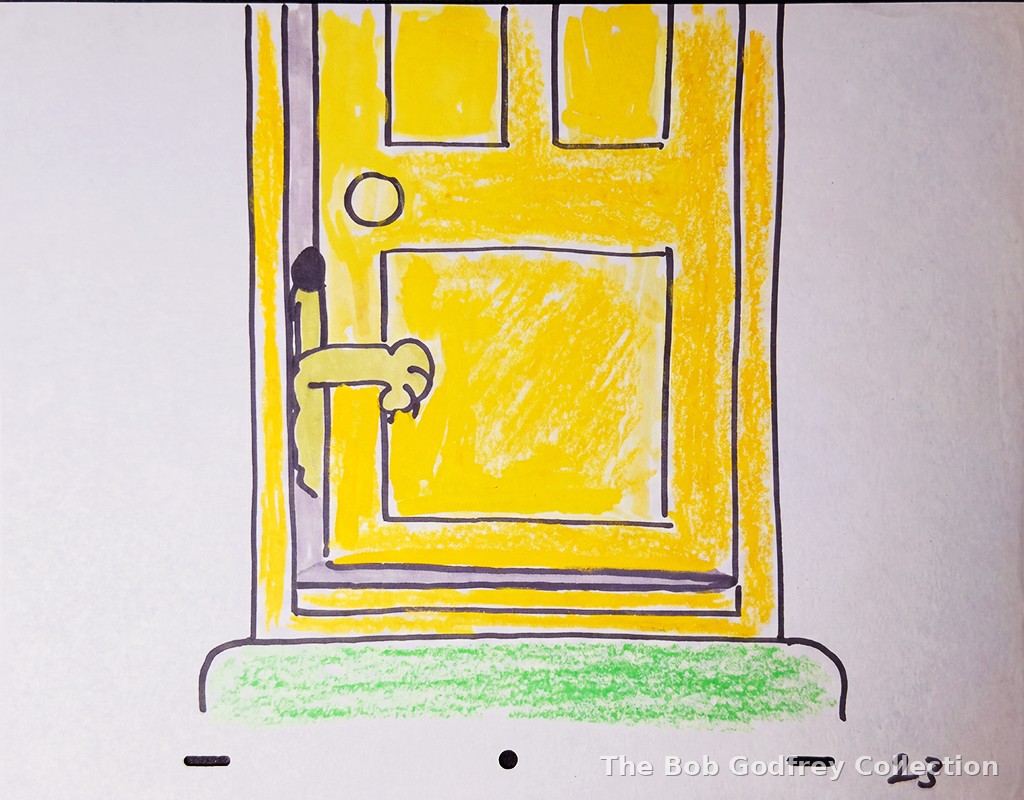 ORIGINAL Roobarb Title Sequence drawing - 023