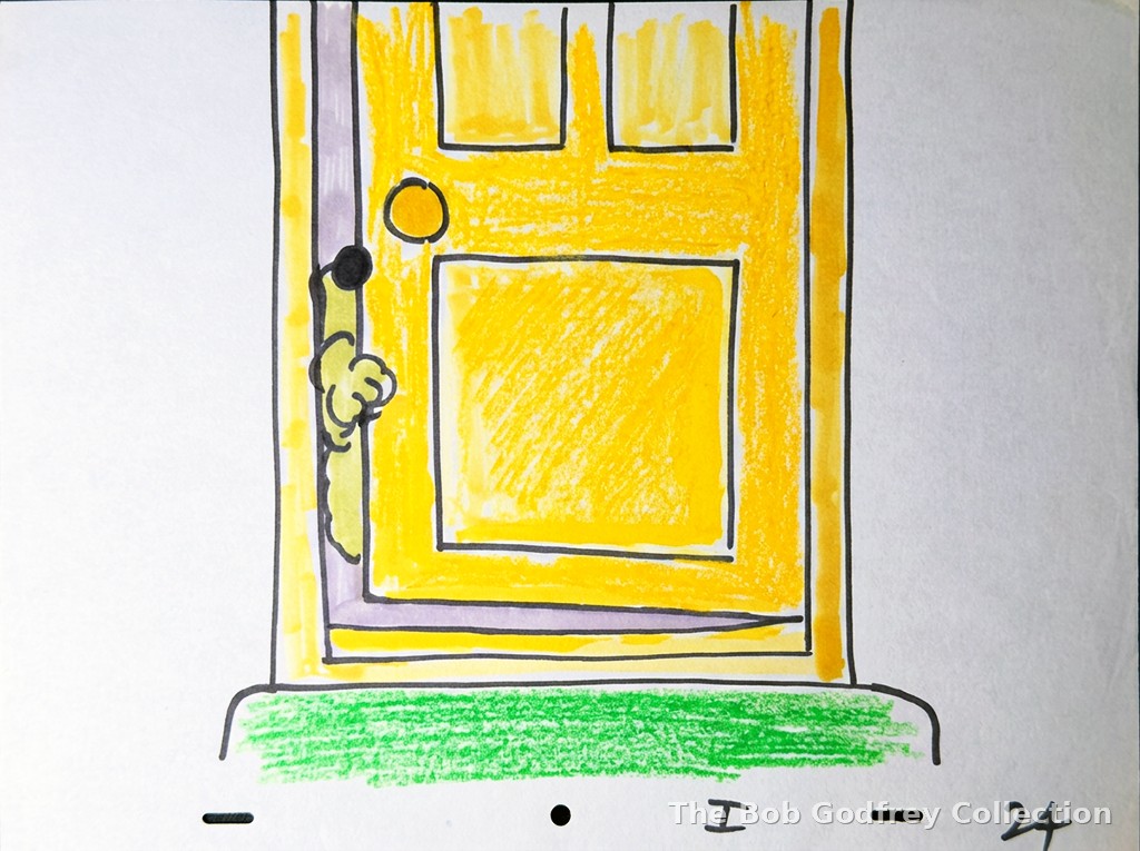 ORIGINAL Roobarb Title Sequence drawing - 024