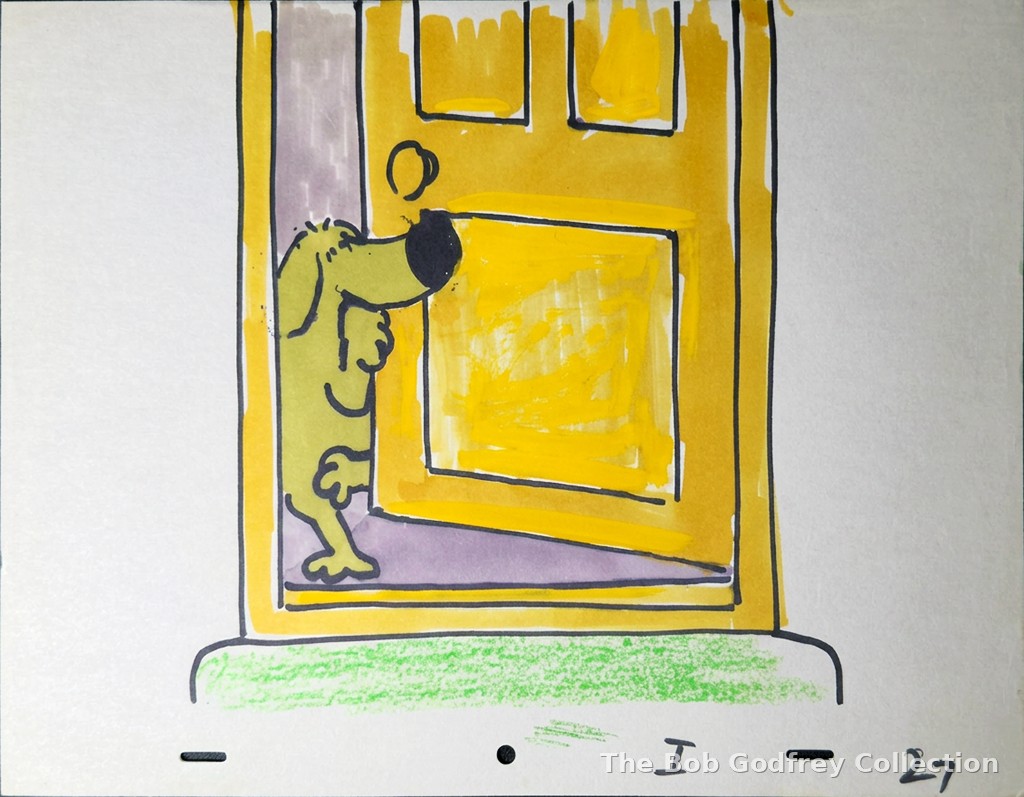ORIGINAL Roobarb Title Sequence drawing - 027